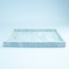 Marmeren dienblad wit - rechthoek 40cm x 30cm x 4cm