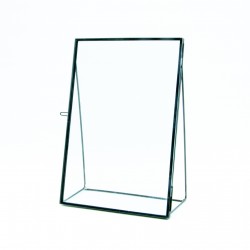 Fotokader op voet in glas -...