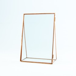 Fotokader op voet in glas -...