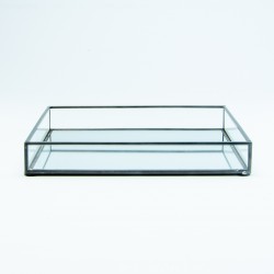 Dienblad rechthoek in glas...