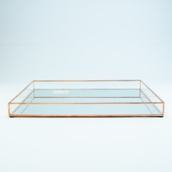 Dienblad rechthoek in glas...