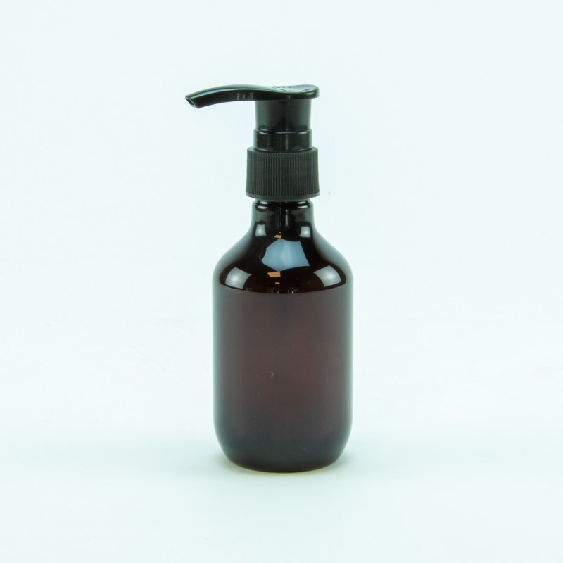 pousse mousse brun avec pompe en noir - 100 ml