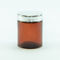 Cylinderpotje amber met...