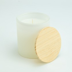 Luxe geurkaars wit met...