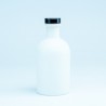 Bouteille de luxe blanc bouchon noir - 250 ml