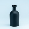 Bouteille de luxe noir bouchon noir - 250 ml
