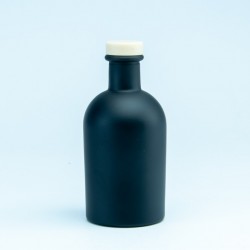 Luxe fles zwart met naturel...