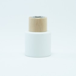 Parfumflesje cylinder wit...