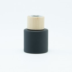 Parfumflesje cylinder zwart...