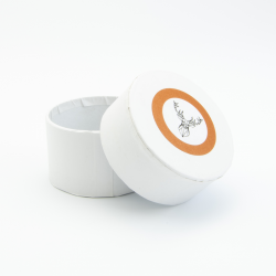 Hard doosje rond - wit